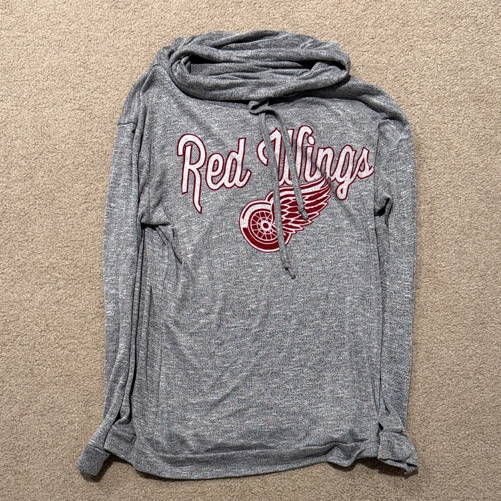 🚨5/$25!! Red Wings Gray Hoodie